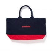 CANVAS TOTE - Navy : Red
