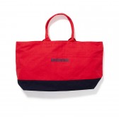 CANVAS TOTE - Red : Navy