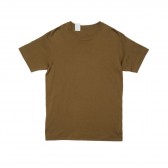 N.HOOLYWOOD-17-6223 CREW NECK T-SHIRT - Earth Brown