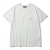 NEPENTHES Purple Label - N Emb. Pocket Tee - Off White