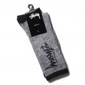 STUSSY-Stock Socks - Black White