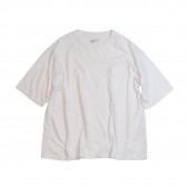 UNIVERSAL PRODUCTS-HEAVY WEIGHT S:S TEE - White