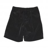 UNIVERSAL PRODUCTS-RAYON WIDE SHORTS - Black