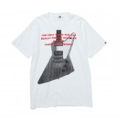 GOODENOUGH-PRINT TEE - GUITER2 - White : Red