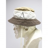 MOUNTAIN RESEARCH-Walker Hat - Beige × White × Brown