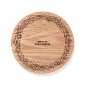 Anarcho Cups 019 - Wood Lid (for Plate) - Beige