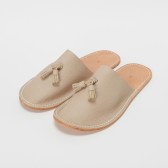 Hender Scheme-leather slipper - Moca