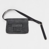 Hender Scheme-waist belt bag wide - Dark Gray
