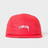 STUSSY-Smooth Stock Camp Cap - Red