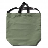 ENGINEERED GARMENTS-Carry All Tote w: Strap - Cotton Double Cloth - Olive