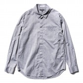 ENGINEERED GARMENTS-Short Collar Shirt - Basketweave - Grey