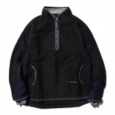 and wander-air wool pullover - Black