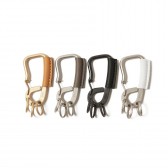 hobo-Brass Carabiner with Cow Leather