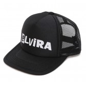 ELVIRA-CUT OUT TRACKER CAP - Black