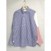 MOUNTAIN RESEARCH-Cricket Shirt - Gingham Check - Navy