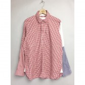 MOUNTAIN RESEARCH-Cricket Shirt - Gingham Check - Red