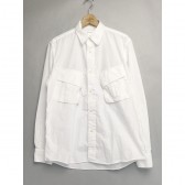MOUNTAIN RESEARCH-Fatigue Pocket - Broad Shirt - White