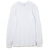BEDWIN-L:S C-NECK THERMAL T 「GREEN」 - White