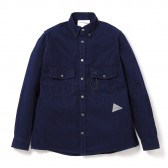 and wander-thermo nell shirt (M) - Navy