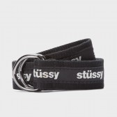 STUSSY-Taped DRing Belt - Black