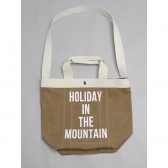 MOUNTAIN RESEARCH-Shoulder Tote - Beige
