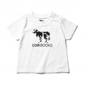 COW BOOKS-Kids Tshirt - White × Black
