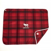 COW BOOKS-Reading Blanket - Red × Brown