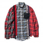 Rebuild by Needles - 7 Cuts Flannel Shirt - Inserted 4 Cluths - Sサイズ