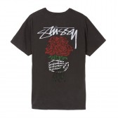STUSSY-Bouquet Pig Dyed Tee - Black