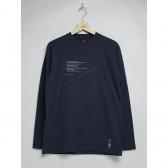 MOUNTAIN RESEARCH-Back Packer's Tee L/S - Navy