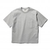 AURALEE-STAND-UP TEE - Top Gray
