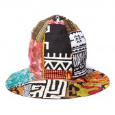 ENGINEERED GARMENTS-Dome Hat - African Print - Patchwork