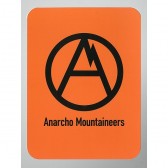 MOUNTAIN RESEARCH-Magnet Sheet - Aマーク:初期 - Orange
