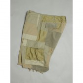 MOUNTAIN RESEARCH-Patched Cargo Shorts - Beige