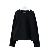 NEON SIGN-FLARED SWEAT - BLK