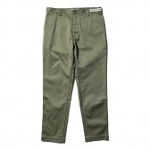 UNIVERSAL PRODUCTS-ORIGINAL TAPERED CHINO TROUSERS - Olive