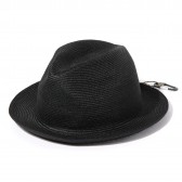 and wander-braid hat - Black