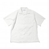 UNIVERSAL PRODUCTS-OPEN COLLAR SHIRT - White