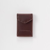 Hender Scheme-tiny envelope card case - Dark Brown