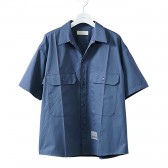 NEON SIGN-WORKERS SHIRT H:S - Blue
