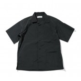 UNIVERSAL PRODUCTS-OPEN COLLAR SHIRT - Black
