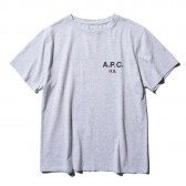 A.P.C.-Flag Tシャツ - 杢 Gray