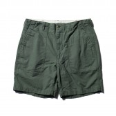 ENGINEERED GARMENTS-Fatigue Short - Cotton Ripstop - Lt.Olive