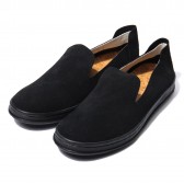 MANEBU MNB-017S HEEHAW LIGHT SUEDE MENS - Black