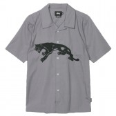 STUSSY-Panther Shirt - Grey