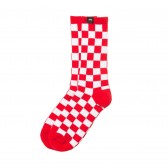 STUSSY-Checker Socks - Red : White