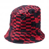 ENGINEERED GARMENTS-Bucket Hat - Noma t.d. Print - Red : Black