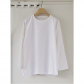 COMOLI-フットボール Tシャツ - White
