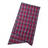 ENGINEERED GARMENTS-Long Scarf - Brushed Plaid - Red : Blue