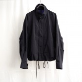 URU-NYLON SILK BLOUSON - Navy